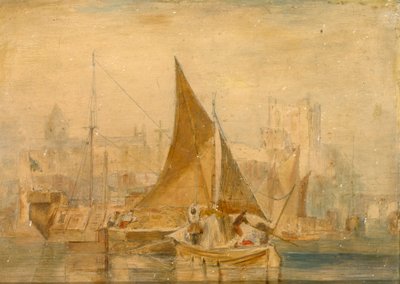 Rochester aan de Medway door Joseph Mallord William Turner